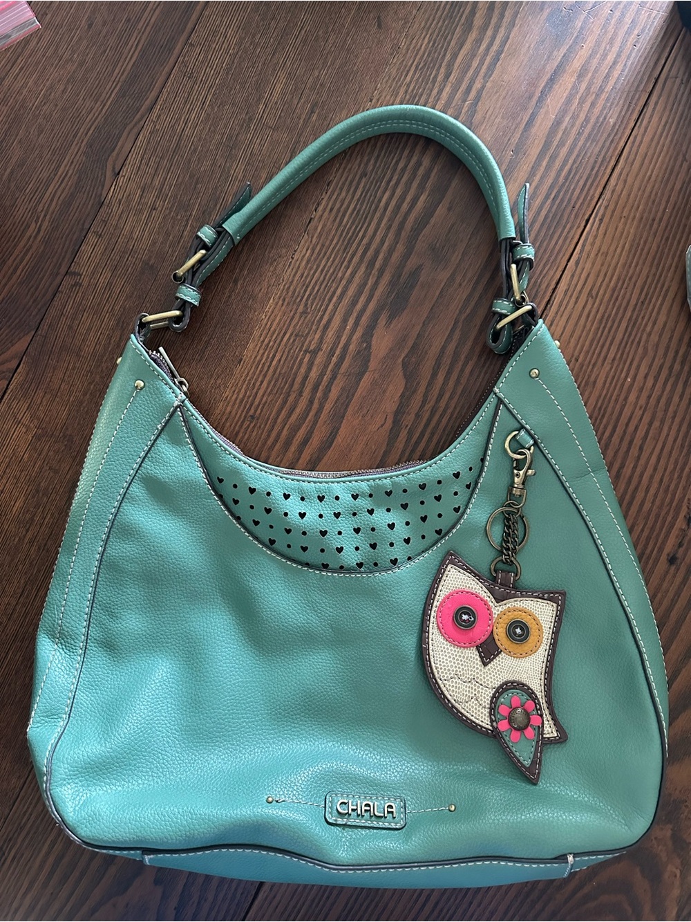 Chala sweet messenger hobo with owl charm